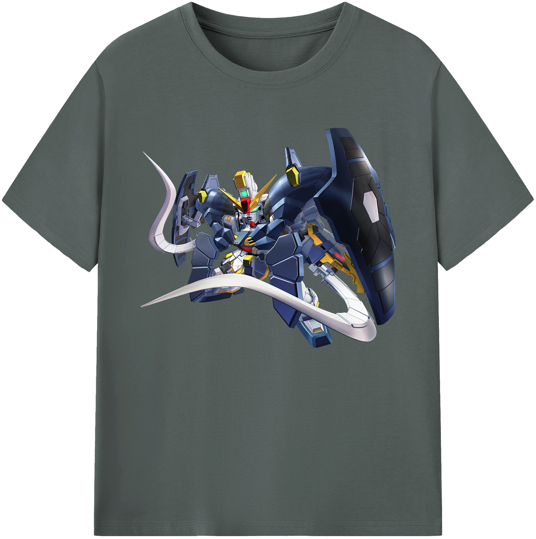 （画像用） 機動戦士ガンダム Mobile Suit Gundam 綿100％ メンズ半袖Tシャツ｜肌触りやわらか＆通気性